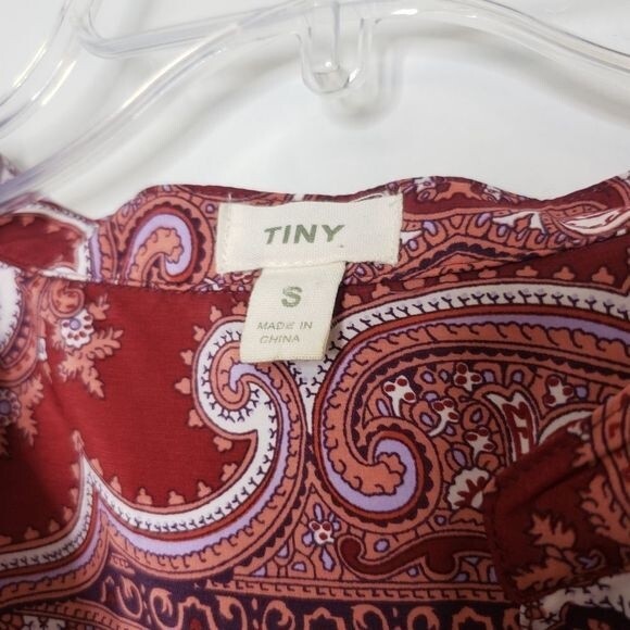 Anthropologie TINY Sequin Devas Popover Tunic Top Size Small - Picture 8 of 9